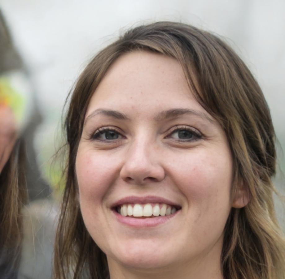 Étudiante souriante